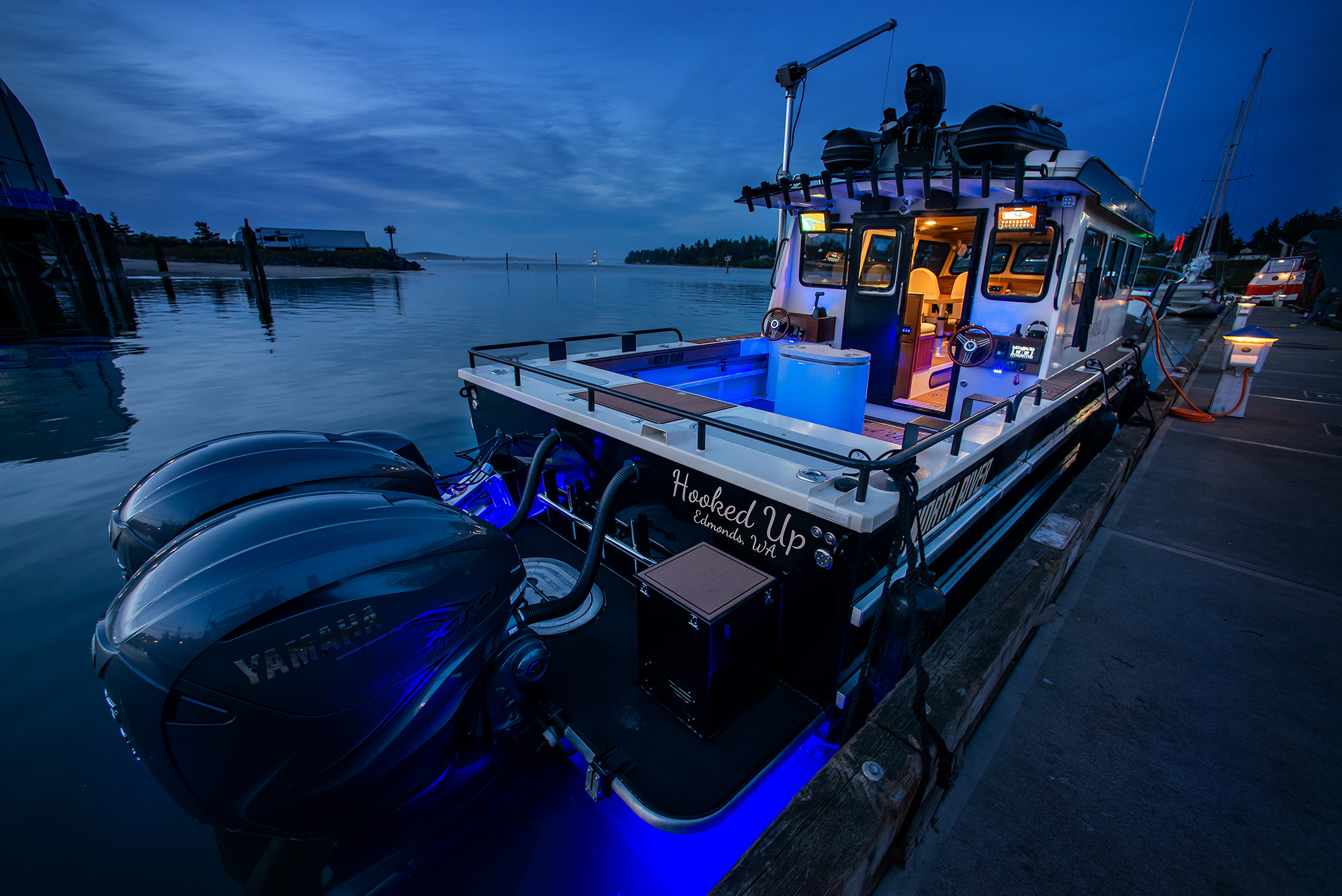 HOOKED UP  North River Boats