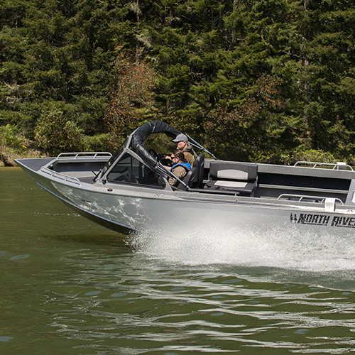 welded aluminum boat North River Seahawk